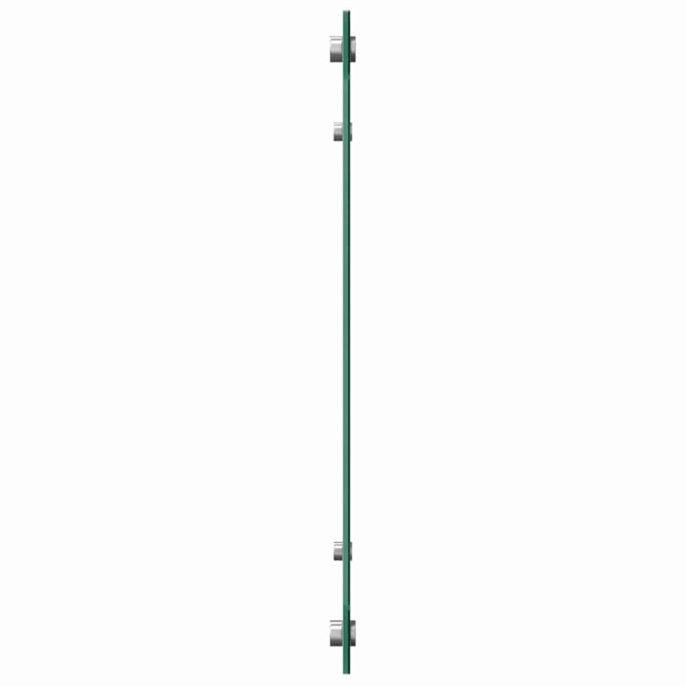 Produktbild för Köksskydd 2 pcs Ljusgrå 90 x 50 cm härdat glas