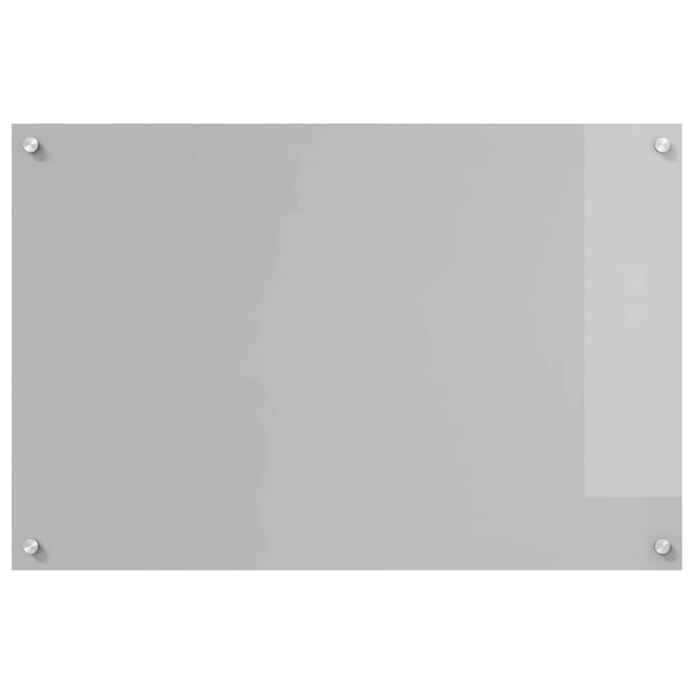 Produktbild för Köksskydd 2 pcs Ljusgrå 90 x 60 cm härdat glas