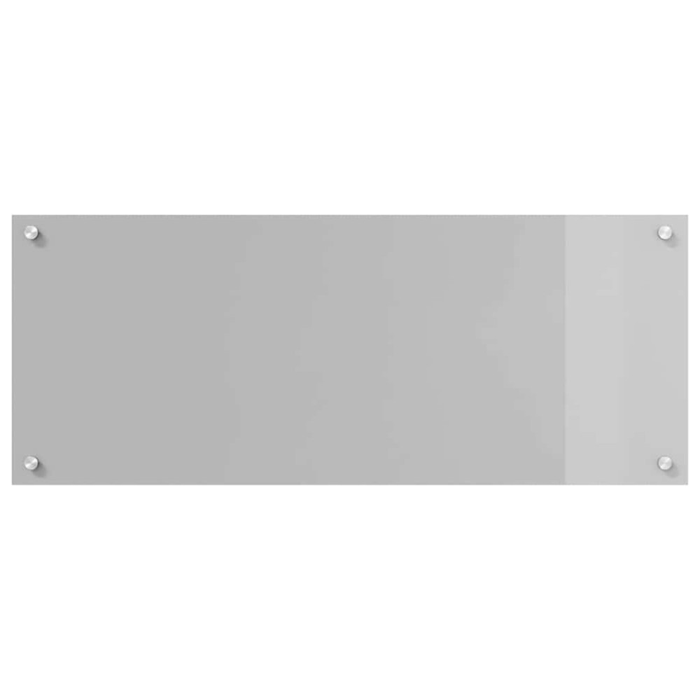 Produktbild för Köksskydd 2 pcs Ljusgrå 100 x 40 cm härdat glas