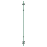 Produktbild för Köksskydd 2 pcs Ljusgrå 100 x 40 cm härdat glas