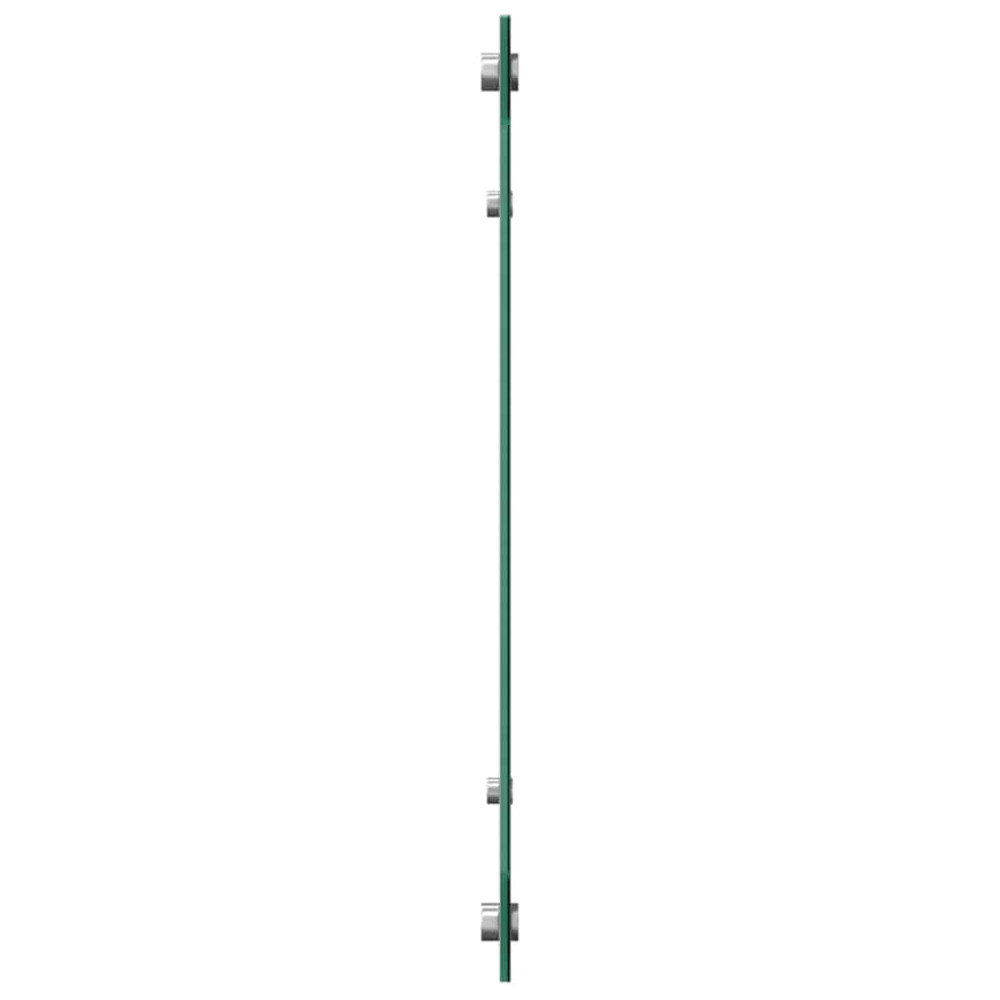 Produktbild för Köksskydd 2 pcs Ljusgrå 100 x 50 cm härdat glas