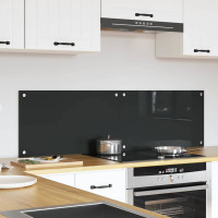 Produktbild för Köksskydd 2 pcs Mörkgrå 70 x 40 cm härdat glas