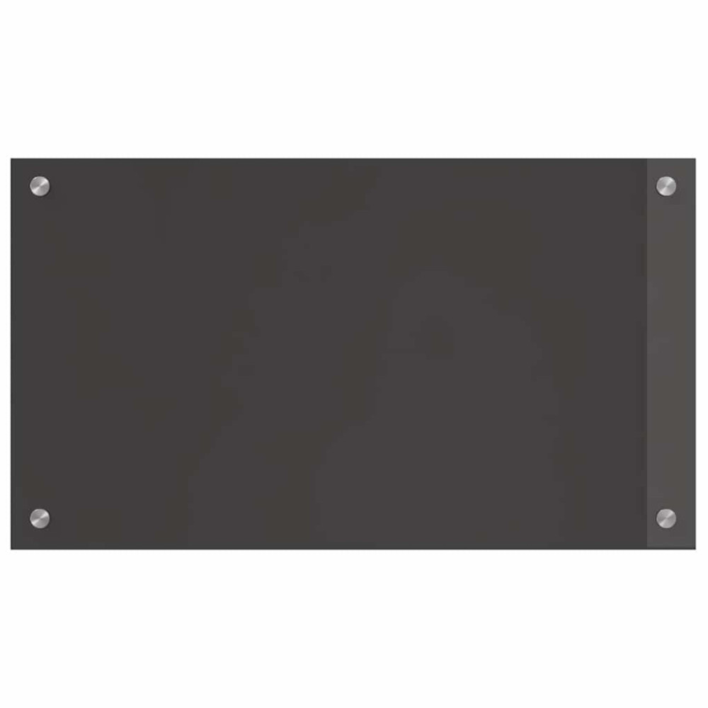 Produktbild för Köksskydd 2 pcs Mörkgrå 70 x 40 cm härdat glas