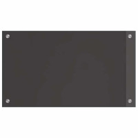 Produktbild för Köksskydd 2 pcs Mörkgrå 70 x 40 cm härdat glas