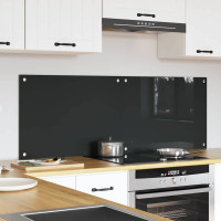 Produktbild för Köksskydd 2 pcs Mörkgrå 70 x 50 cm härdat glas