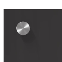Produktbild för Köksskydd 2 pcs Mörkgrå 70 x 60 cm härdat glas