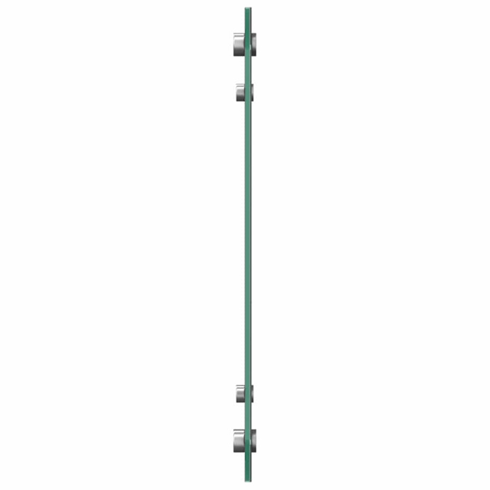 Produktbild för Köksskydd 2 pcs Mörkgrå 80 x 40 cm härdat glas