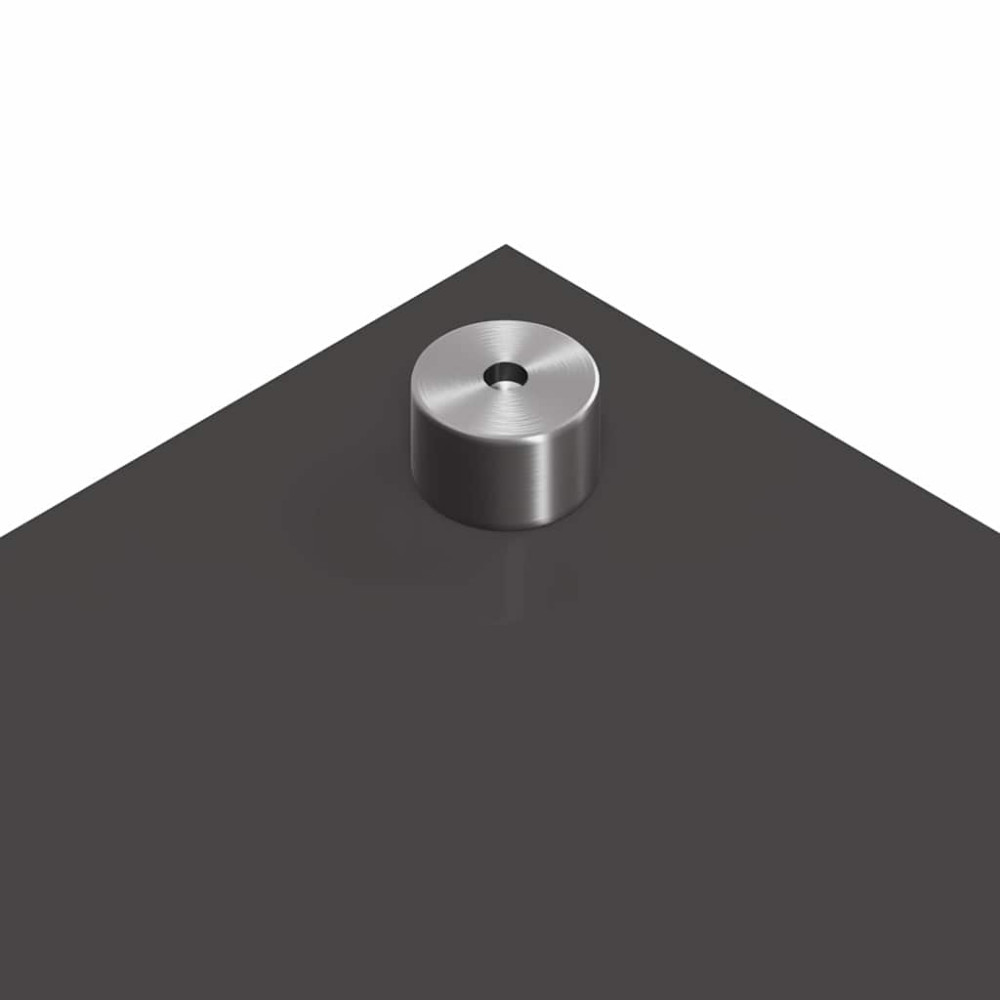 Produktbild för Köksskydd 2 pcs Mörkgrå 80 x 40 cm härdat glas