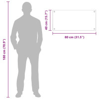Produktbild för Köksskydd 2 pcs Mörkgrå 80 x 40 cm härdat glas