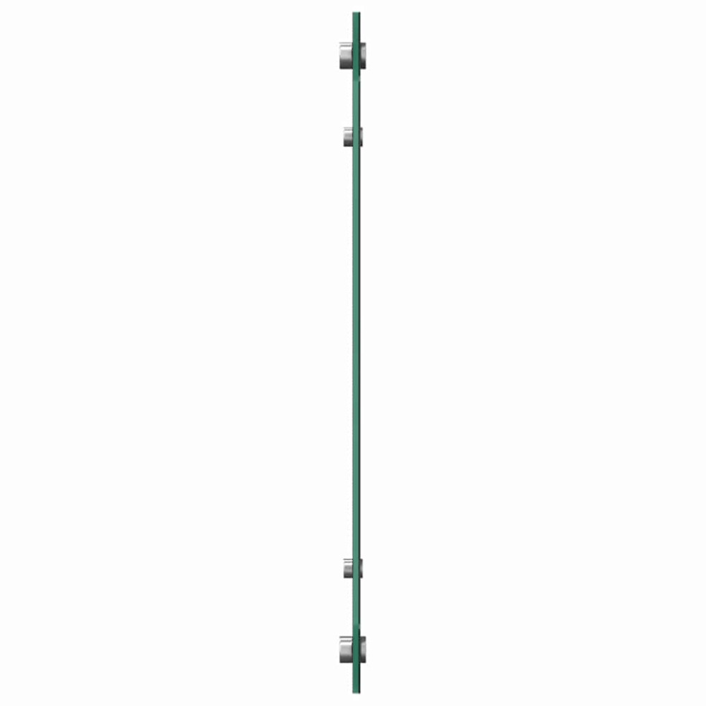 Produktbild för Köksskydd 2 pcs Mörkgrå 80 x 50 cm härdat glas