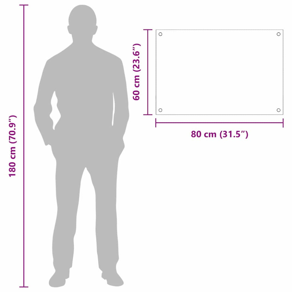 Produktbild för Köksskydd 2 pcs Mörkgrå 80 x 60 cm härdat glas