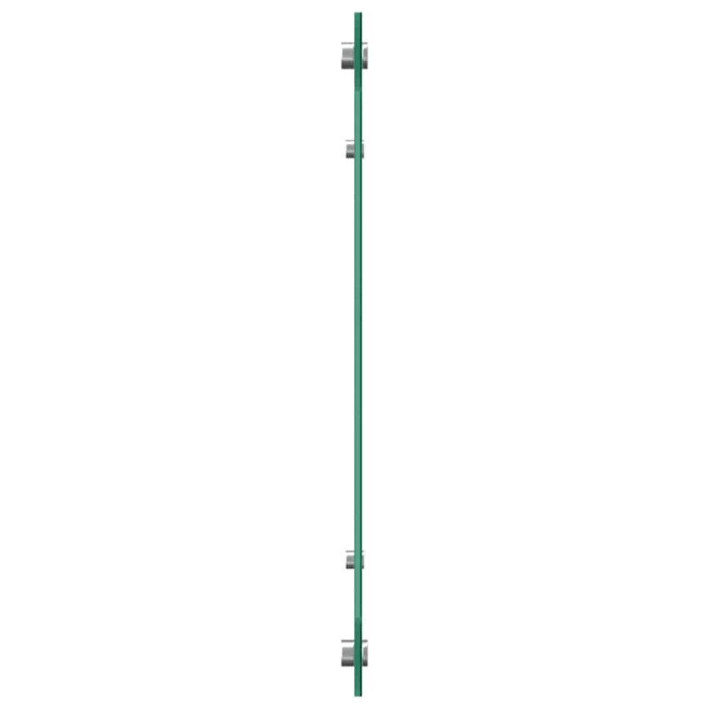 Produktbild för Köksskydd 2 pcs Vit 110 x 50 cm härdat glas
