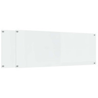 Produktbild för Köksskydd 2 pcs Transparent 110 x 40 cm härdat glas
