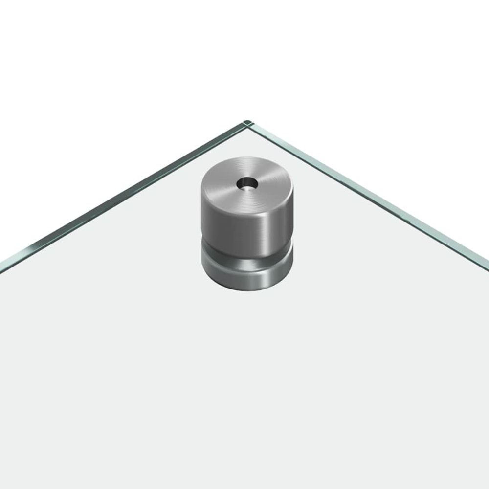 Produktbild för Köksskydd 2 pcs Transparent 110 x 40 cm härdat glas