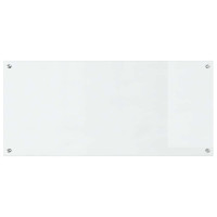 Produktbild för Köksskydd 2 pcs Transparent 110 x 50 cm härdat glas
