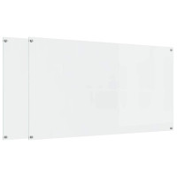 Produktbild för Köksskydd 2 pcs Transparent 110 x 60 cm härdat glas