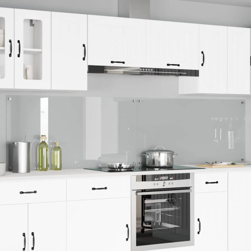 vidaXL Köksskydd 2 pcs Transparent 120 x 60 cm härdat glas