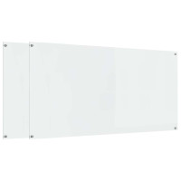 Produktbild för Köksskydd 2 pcs Transparent 120 x 60 cm härdat glas