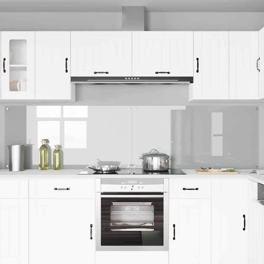 Produktbild för Köksskydd 2 pcs Transparent 120 x 60 cm härdat glas