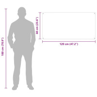 Produktbild för Köksskydd 2 pcs Transparent 120 x 60 cm härdat glas