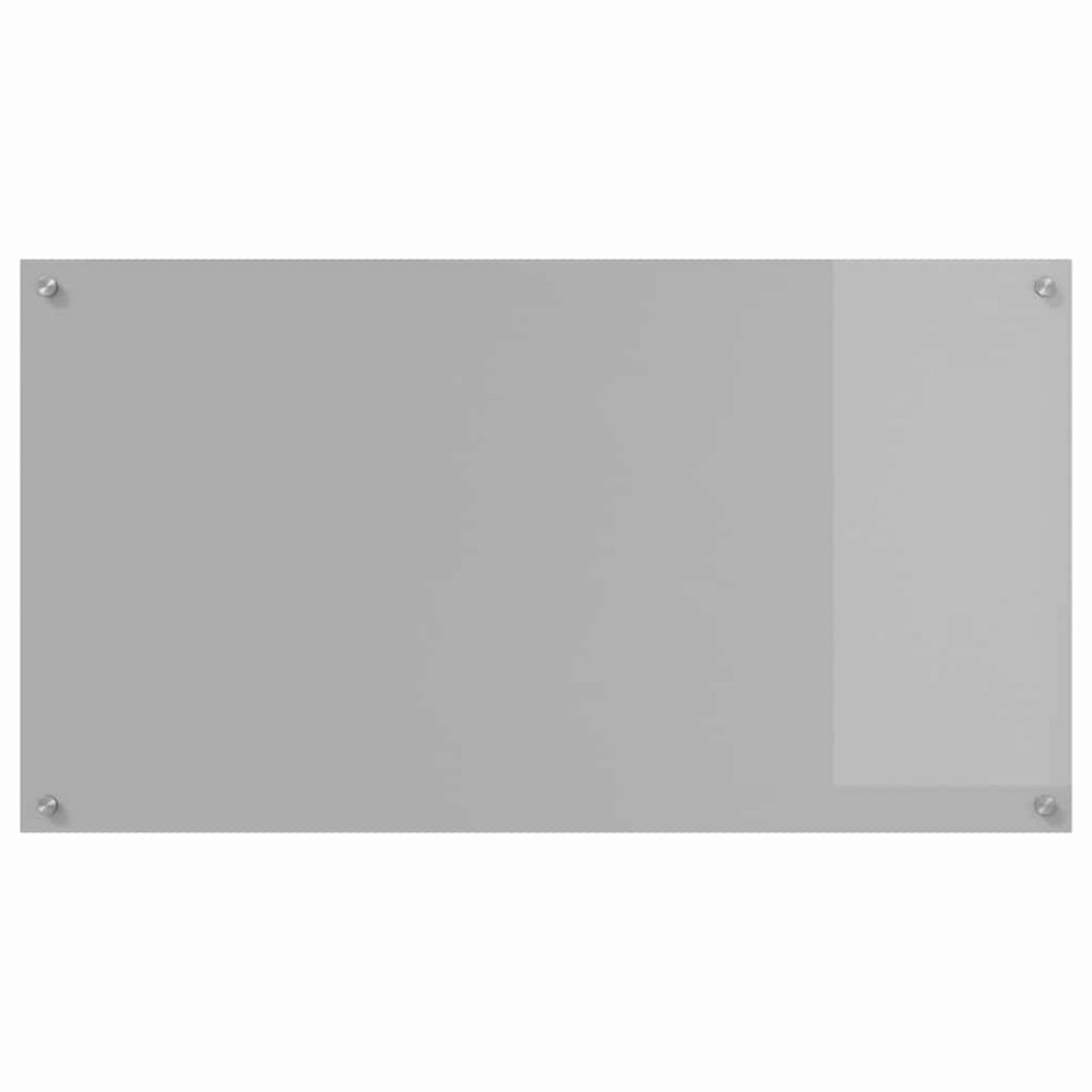 Produktbild för Köksskydd 2 pcs Ljusgrå 110 x 60 cm härdat glas