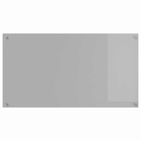 Produktbild för Köksskydd 2 pcs Ljusgrå 110 x 60 cm härdat glas