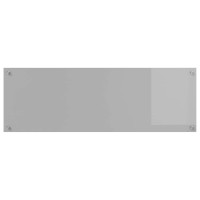 Produktbild för Köksskydd 2 pcs Ljusgrå 120 x 40 cm härdat glas