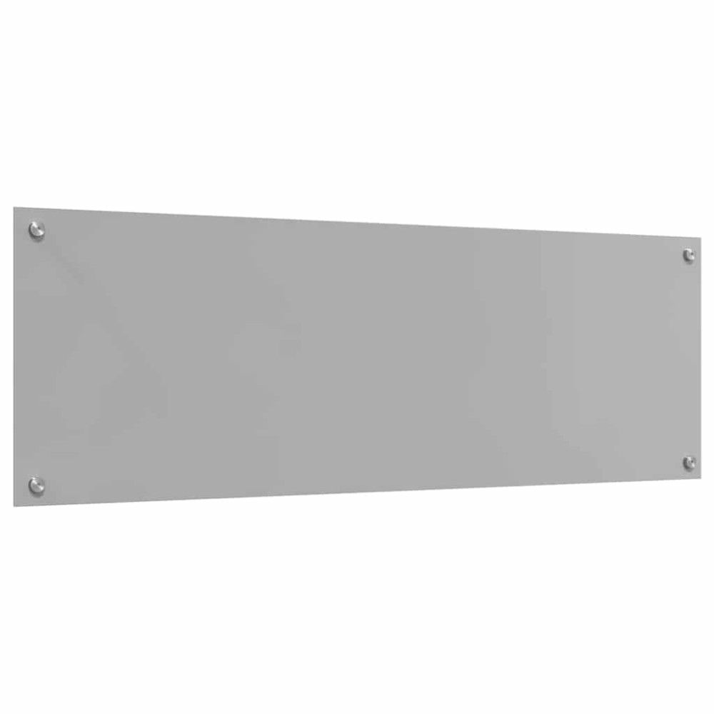 Produktbild för Köksskydd 2 pcs Ljusgrå 120 x 40 cm härdat glas