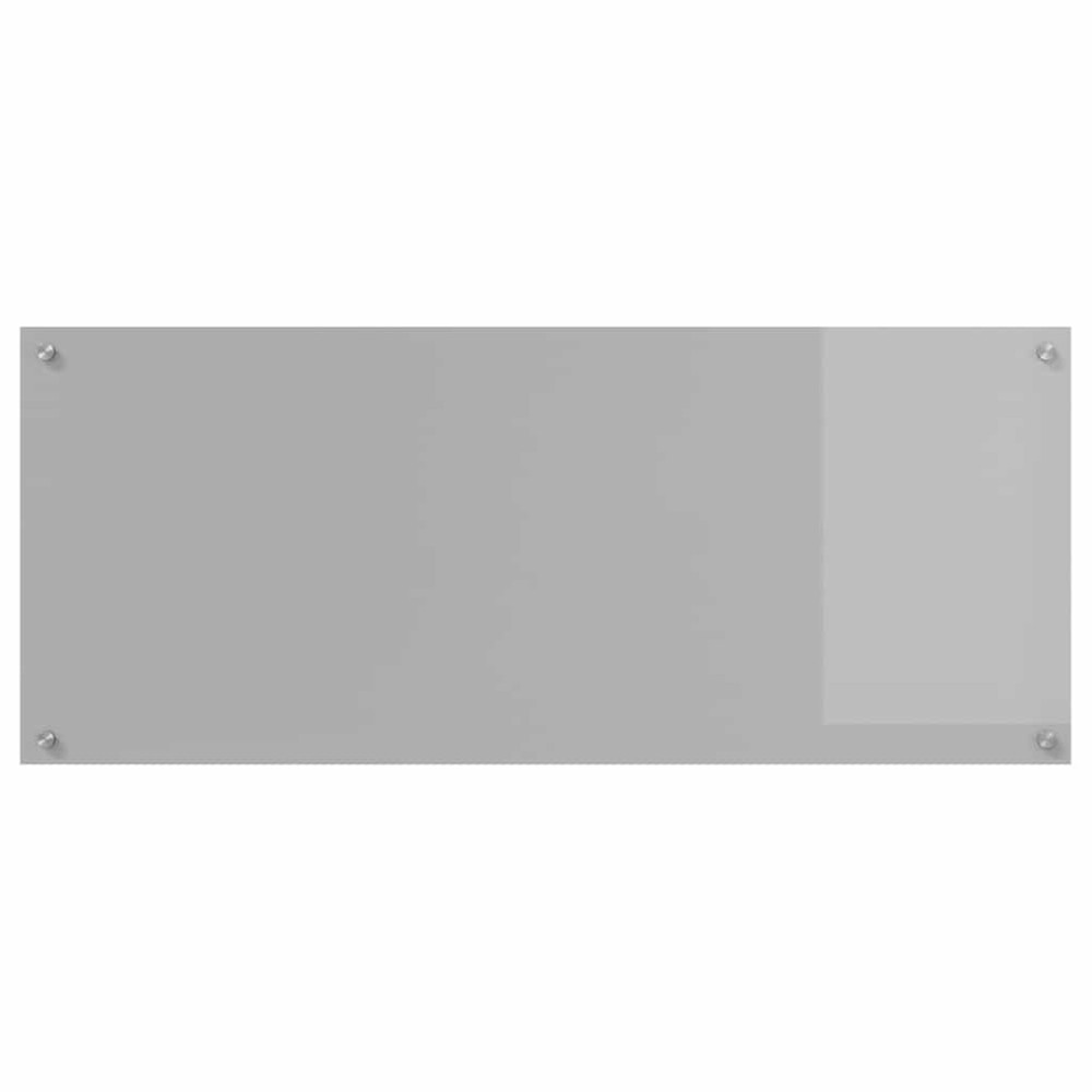 Produktbild för Köksskydd 2 pcs Ljusgrå 120 x 50 cm härdat glas