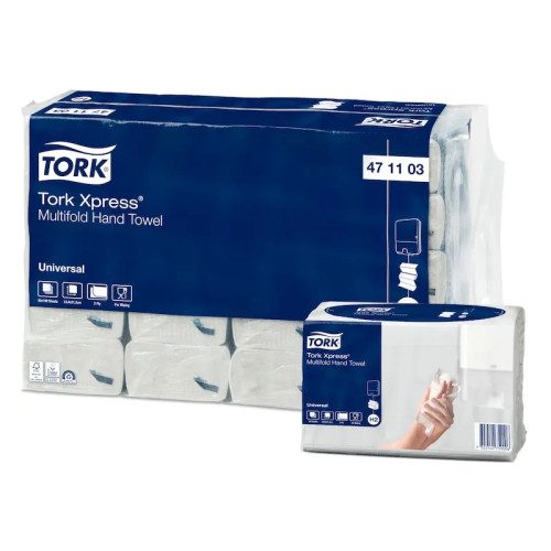 TORK Tork Xpress® H2 Multifold Universal 2-lagers handdukar, vita