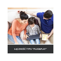 Produktbild för Logitech Wireless Touch Keyboard K400 Plus
