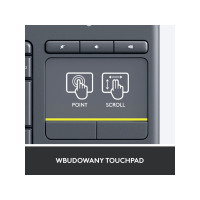 Produktbild för Logitech Wireless Touch Keyboard K400 Plus