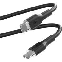 Produktbild för PURO PUCAPLTUSBCICONBLK, 1,5 m, USB C, Lightning, Hankopplin...