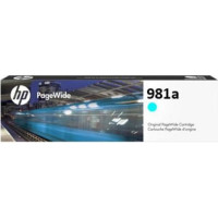Produktbild för HP 981A - cyan - original - PageWide - bläckpatron