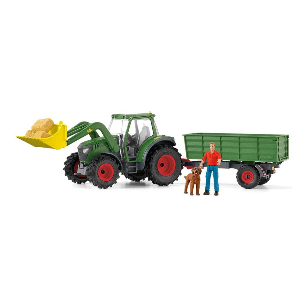 Produktbild för Schleich Farm World - Traktor med vagn