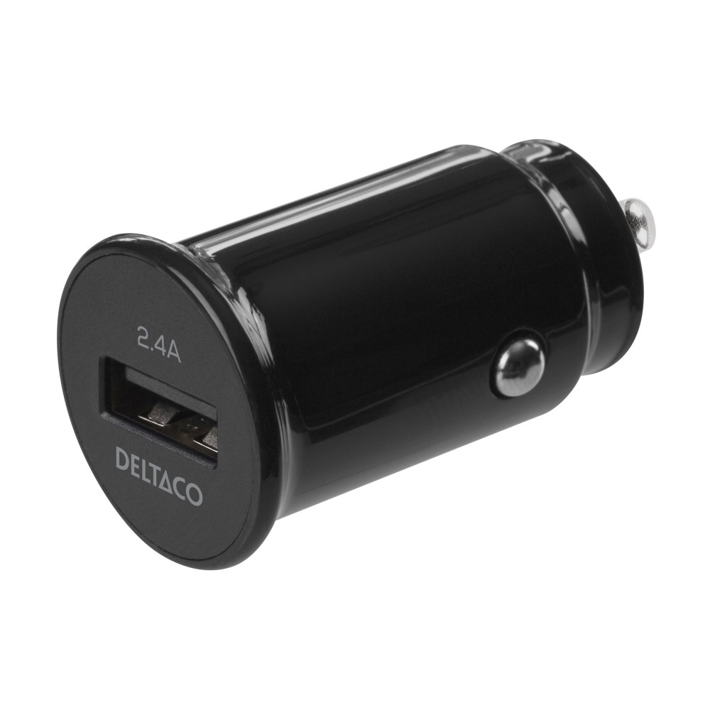 Produktbild för DELTACO USB-CAR123 strömadapter för bil - USB - 12 watt