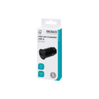 Produktbild för DELTACO USB-CAR123 strömadapter för bil - USB - 12 watt