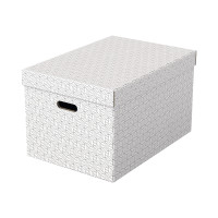 Produktbild för Esselte - presentkartong - stor - 51 cm x 35.5 cm x 30.5 cm - vit - paket med 3