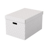 Produktbild för Esselte - presentkartong - stor - 51 cm x 35.5 cm x 30.5 cm - vit - paket med 3