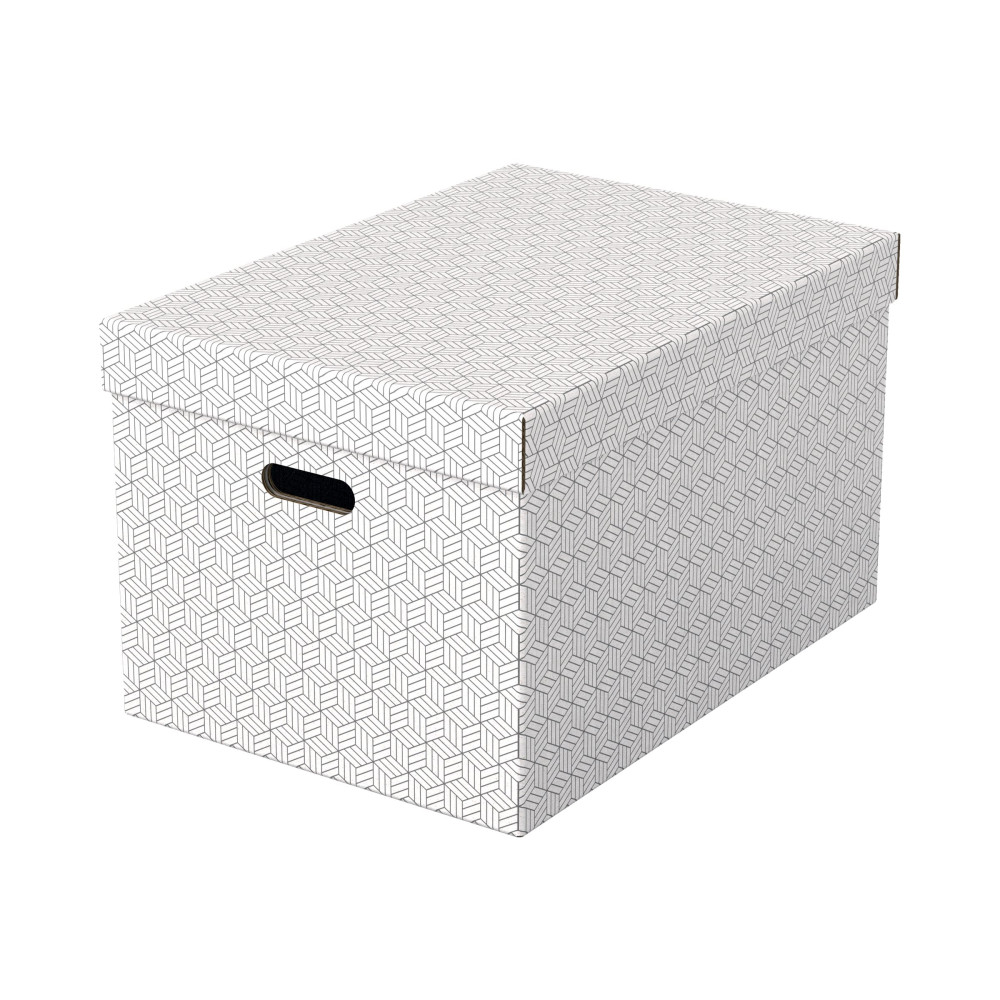 Produktbild för Esselte - presentkartong - stor - 51 cm x 35.5 cm x 30.5 cm - vit - paket med 3