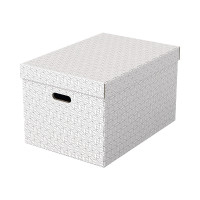 Produktbild för Esselte - presentkartong - stor - 51 cm x 35.5 cm x 30.5 cm - vit - paket med 3