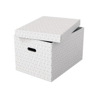 Produktbild för Esselte - presentkartong - stor - 51 cm x 35.5 cm x 30.5 cm - vit - paket med 3