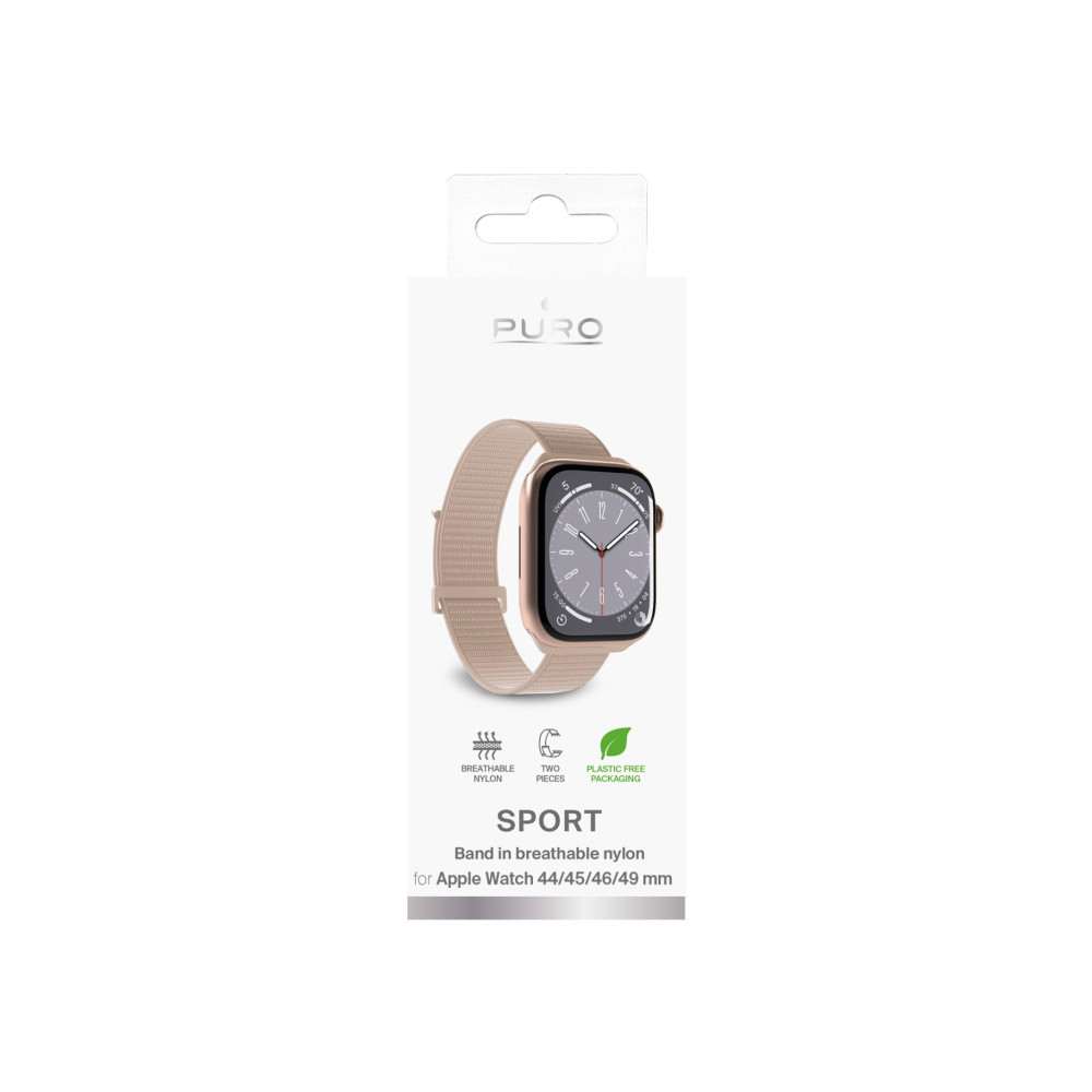Produktbild för PURO SPORT, Klockarmband, Apple, Watch 42-44-45-49mm, Nylon,...