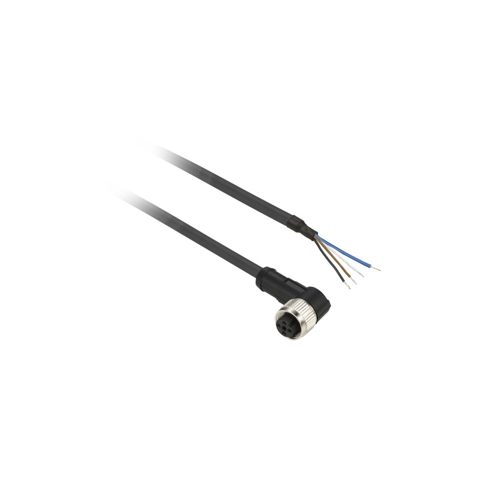 Produktbild för Schneider Electric XZCP1041L5, 5 m, M8, Hunstik, Sort, Polyu...