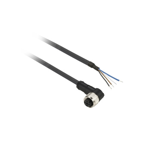 SCHNEIDER ELECTRIC Schneider Electric XZCP1041L5, 5 m, M8, Hunstik, Sort, Polyu...
