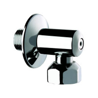 Produktbild för CMA vinkelkoppling med avstängning och överwurf M 1/2'' x F...