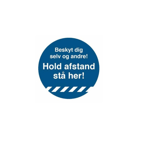 JO Safety A/S Golvskylt "Håll avstånd