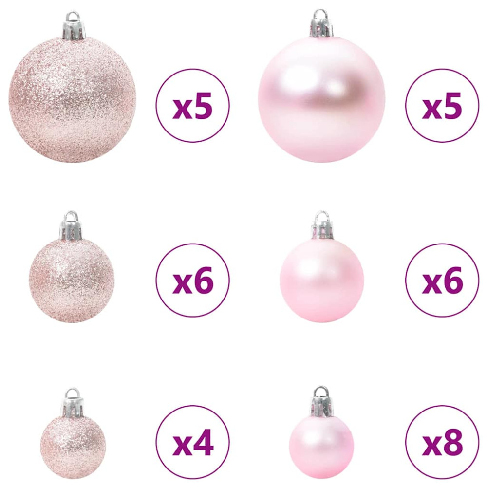 Produktbild för Konstgjord Förbelyst Julgran Svart 150 cm PVC