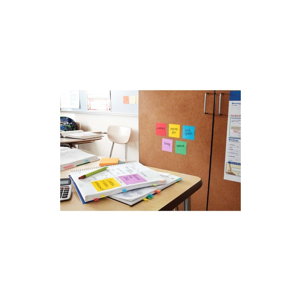 Produktbild för Post-It Sticky Notes Playful, 47,6 x 47,6 mm, pakke a 12 stk