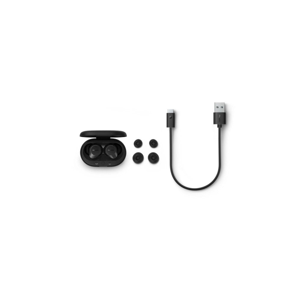 Produktbild för Philips TAT1209BK - True wireless-hörlurar med mikrofon